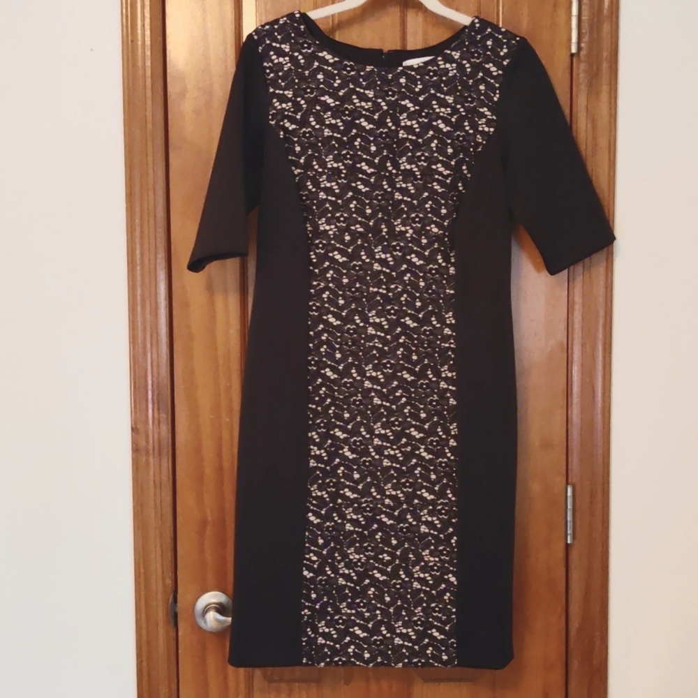 Sandra Darren black dress 12